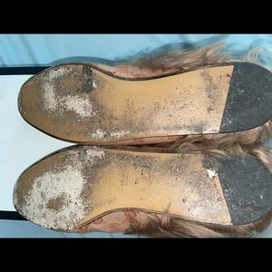 Gucci Beige Princetown Loafers